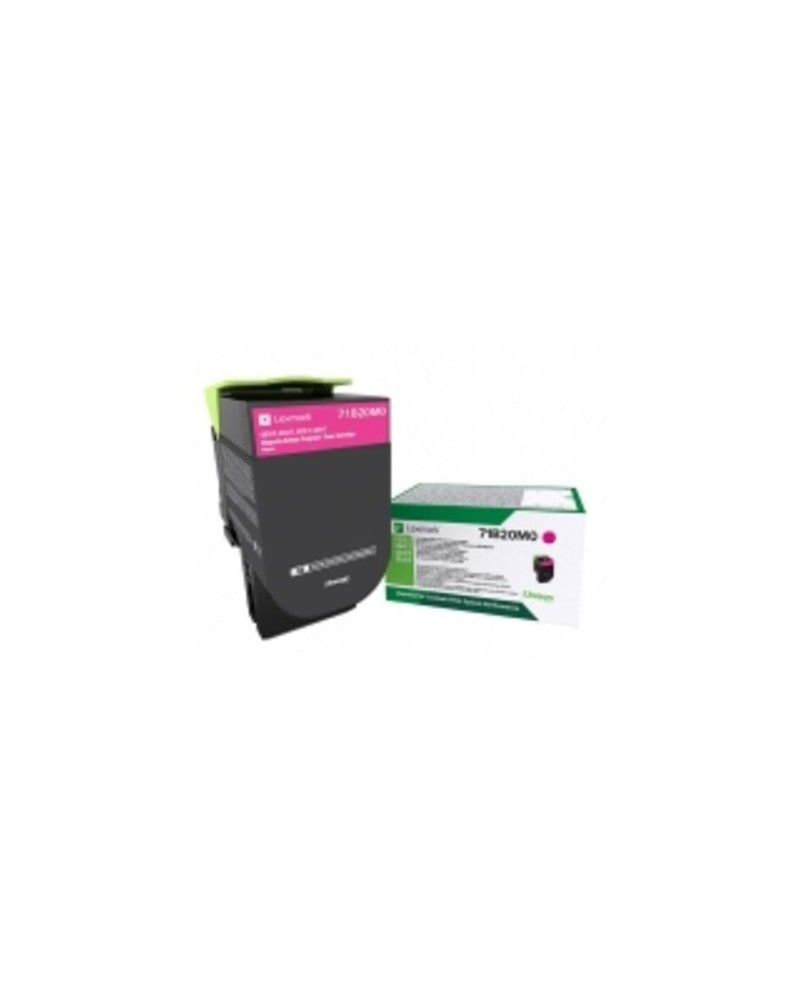 0734646641890 - Original Toner magenta 2300 Seiten (71B20M0) für CS317dn CS417dn CS517de CX317dn CX417de CX517de