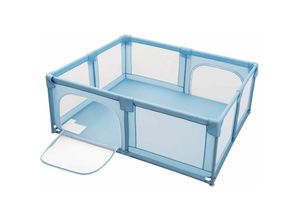 0736542256680 - Baby Laufstall mit 2 Tueren Laufgitter mit atmungsaktivem Netz und Reissverschluss Krabbelgitter Laufgitterzelt fuer Saeuglinge und Kleinkinder