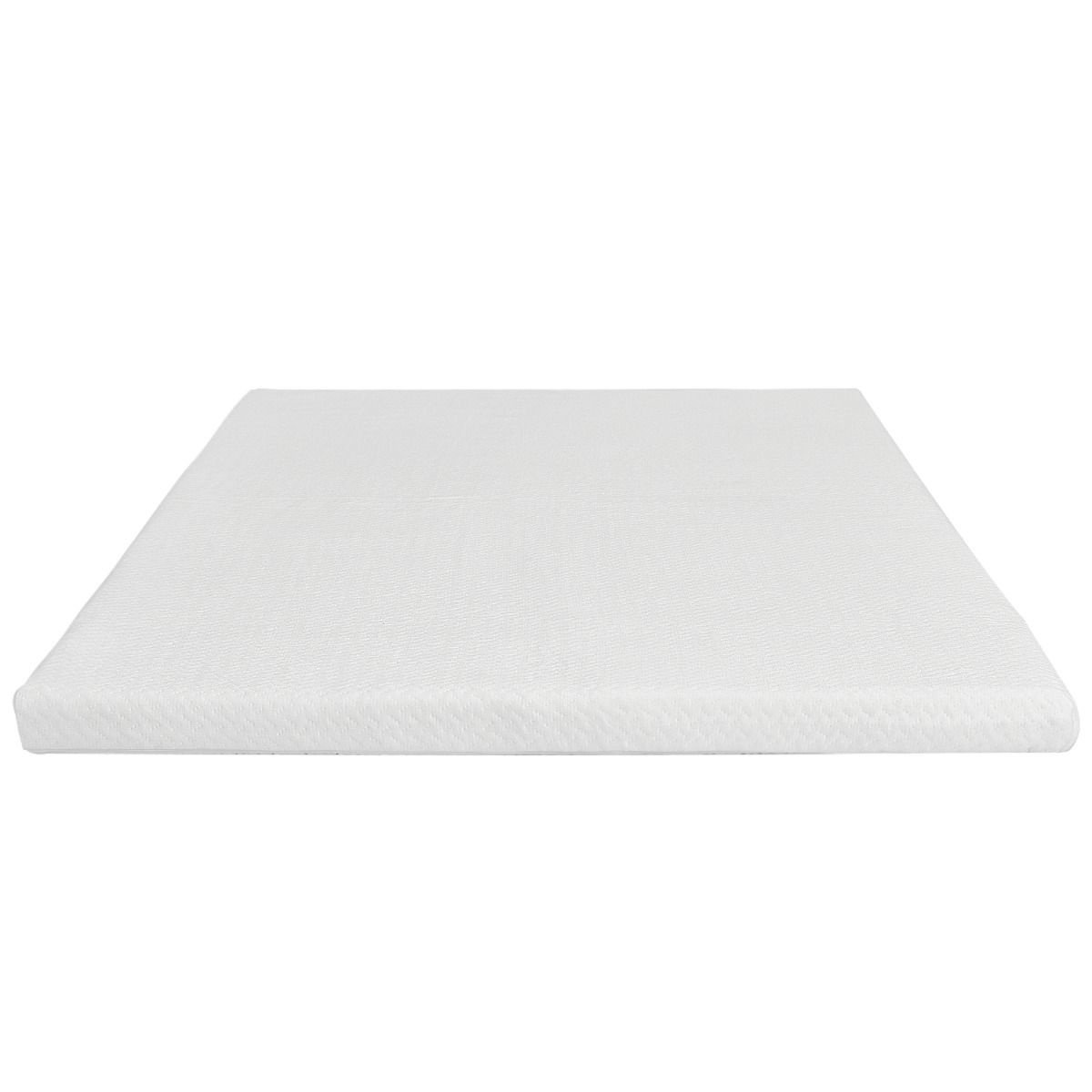 0736542321463 - Mattress MoPPer Cooling Gel Topper mit abnehmbarem Bezug 200 x 90 x 5 cm weiß