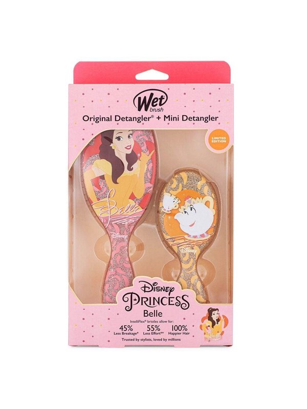 0736658486537 - Disney Princess Kit Original Detangler + Mini Brush Belle