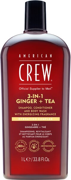 0738678003305 - 3 in 1 Ginger & Tea Shampoo Conditioner & Body Wash 1000 ml