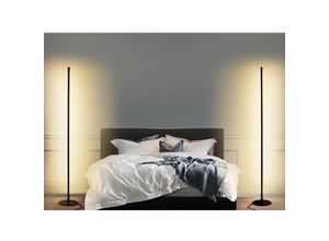 0738726170645 - Wyctin - 2x led Stehleuchte mit FernbedienungEck Stehlampe20W rgb Farbwechsel Stehleuchte für Schlafzimmer h 140cm