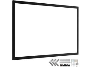 0739210176877 - Beamer Leinwand x 136 cm Projektion Leinwand Diagonale Größe 254 cm Leinwand Deckenmontage aus pvc Projektionsfläche mit Bildschirmauflösung 16 