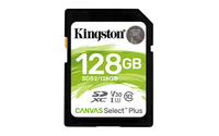 0740617298055 - Canvas Select Plus sd 128GB sdhc Speicher (100 MB s Class 10 U3 V30) (SDS2 128GB) - Kingston