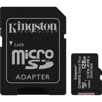 0740617298703 - Kingston micSDXC Canvas Select Plus Card + SD Adapter 128GB SDCS2 128GB