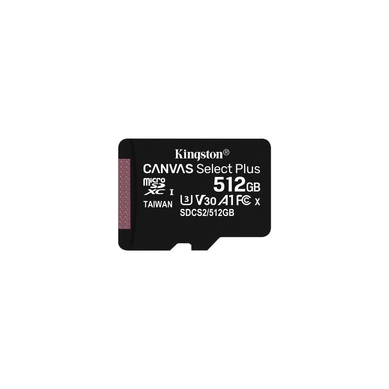 0740617298727 - Speicherkarte KINGSTON Canvas Select Plus 512 GB microSDXC Speicherkarte SDCS2 512GB 0740617298727