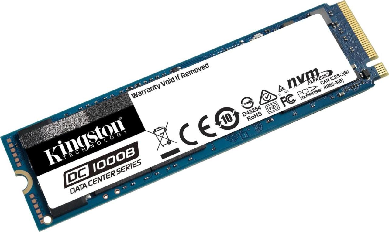 0740617303599 - KINGSTON DC1000B Enterprise NVMe SSD 240 GB M2 2280 TLC PCIe Gen3 x4 (SEDC1000BM8 240G)