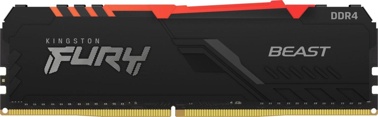 0740617319378 - FURY Beast RGB PC-Arbeitsspeicher Modul DDR4 16 GB 1 x 16 GB 3200 MHz 288pin DIMM CL16 KF432C16BBA 16