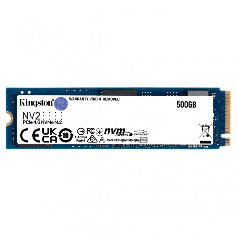 0740617329858 - SNV2S 500G KINGSTON NV2               500GB M2 PCIe G4x4 2280 SNV2S 500G 0740617329858