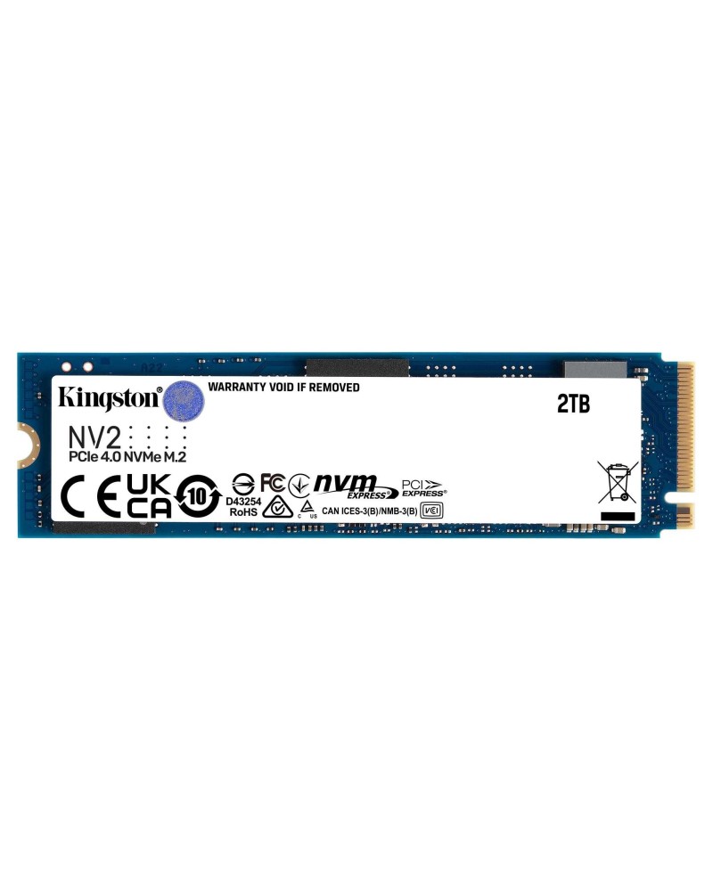 0740617329971 - SNV2S 2000G KINGSTON NV2                 2TB M2 PCIe G4x4 2280 SNV2S 2000G 0740617329971