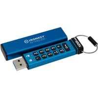 0740617330069 - 128 gb IronKey Keypad 200 Verschlüsselter USB-Stick Metall usb 32 Gen1 (IKKP200 128GB) - Kingston