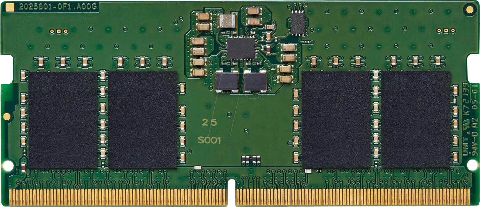 0740617332537 - ValueRAM Laptop-Arbeitsspeicher Modul DDR5 8 GB 1 x 8 GB Non-ECC 262pin SO-DIMM CL42 KVR52S42BS6-8 0740617332537 - ValueRAM Laptop-Arbeitsspeicher Modul DDR5 8 GB 1 x 8 GB Non-ECC 262pin SO-DIMM CL42 KVR52S42BS6-8