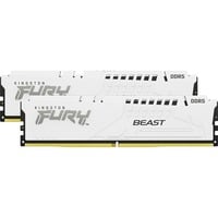 0740617333343 - FURY Beast DDR5-6000 - 64GB - CL40 - Dual Channel (2 Stück) - Unterstützt Intel XMP - Weiß