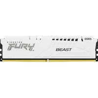 0740617333350 - FURY Beast DDR5-6000 - 32GB - CL40 - Single Channel (1 Stück) - Unterstützt Intel XMP - Weiß