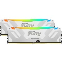 0740617333749 - 32GB (2x16GB) KINGSTON FURY Renegade RGB White DDR5-6400 CL32 RAM Speicher Kit