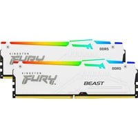 0740617333862 - FURY Beast RGB DDR5-5200 - 32GB - CL40 - Dual Channel (2 Stück) - Unterstützt Intel XMP - Weiß mit RGB