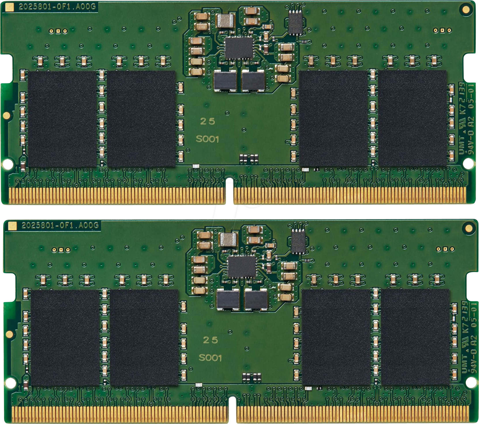 0740617334029 - ValueRAM Laptop-Arbeitsspeicher Kit DDR5 64 GB 2 x 32 GB Non-ECC 262pin SO-DIMM CL46 KVR56S46BD8K2-64