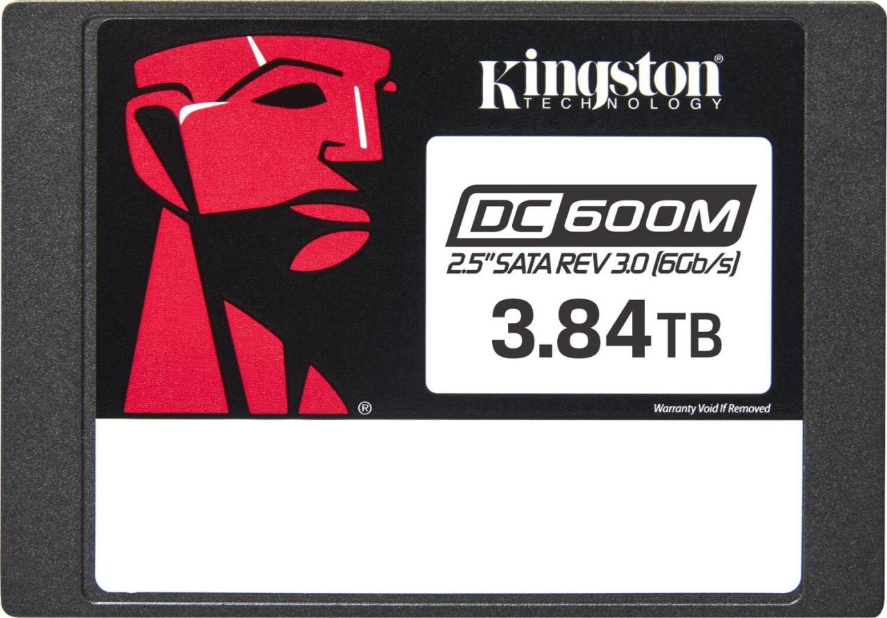 0740617334975 - DC600M Enterprise sata ssd 384 tb 25 zoll 3D tlc nand (SEDC600M 3840G) - Kingston