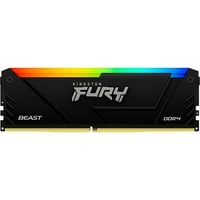 0740617337334 - - 16GB (1x16GB) fury Beast rgb DDR4-3733 CL19 ram Gaming Arbeitsspeicher (KF437C19BB12A 16)