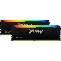 0740617337358 - - 16GB (2x8GB) fury Beast rgb DDR4-3733 CL19 ram Gaming Arbeitsspeicher (KF437C19BB2AK2 16)