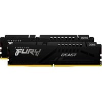 0740617342734 - Dimm 64 gb DDR5-6400 (2x 32 gb) Dual-Kit (schwarz KF564C32BBEK2-64 fury Beast intel xmp amd expo) (KF564C32BBEK2-64) - Kingston