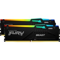 0740617342819 - KINGSTON DIMM 64 GB DDR5-6000 (2x 32 GB) Dual-Kit (schwarz KF560C30BBEAK2-64 FURY Beast RGB INTEL XMP AMD EXPO) (KF560C30BBEAK2-64)