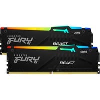 0740617342925 - FURY Beast RGB DDR5-6800 - 32GB - CL34 - Dual Channel (2 Stück) - AMD EXPO & Intel XMP - Schwarz mit RGB