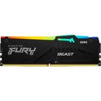 0740617342932 - FURY Beast RGB DDR5-6800 - 16GB - CL34 - Single Channel (1 Stück) - AMD EXPO & Intel XMP - Schwarz mit RGB