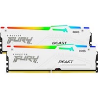 0740617342970 - FURY Beast RGB DDR5-6400 - 64GB - CL32 - Dual Channel (2 Stück) - AMD EXPO & Intel XMP - Weiß mit RGB