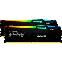 0740617343083 - FURY Beast RGB DDR5-6400 - 64GB - CL32 - Dual Channel (2 Stück) - AMD EXPO & Intel XMP - Schwarz mit RGB