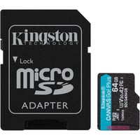 0740617347890 - Canvas Go! Plus - Flash-Speicherkarte (microSDXC-an-SD-Adapter inbegriffen) - 64 GB - A2 Video Class V30 UHS-I U3 Class10 - microSDXC UHS-I 0740617347890 - Canvas Go! Plus - Flash-Speicherkarte (microSDXC-an-SD-Adapter inbegriffen) - 64 GB - A2 Video Class V30 UHS-I U3 Class10 - microSDXC UHS-I