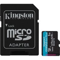 0740617348095 - Canvas Go! Plus - Flash-Speicherkarte (microSDXC-an-SD-Adapter inbegriffen) - 1 TB - A2   Video Class V30   UHS-I U3   Class10 - microSDXC UHS-I
