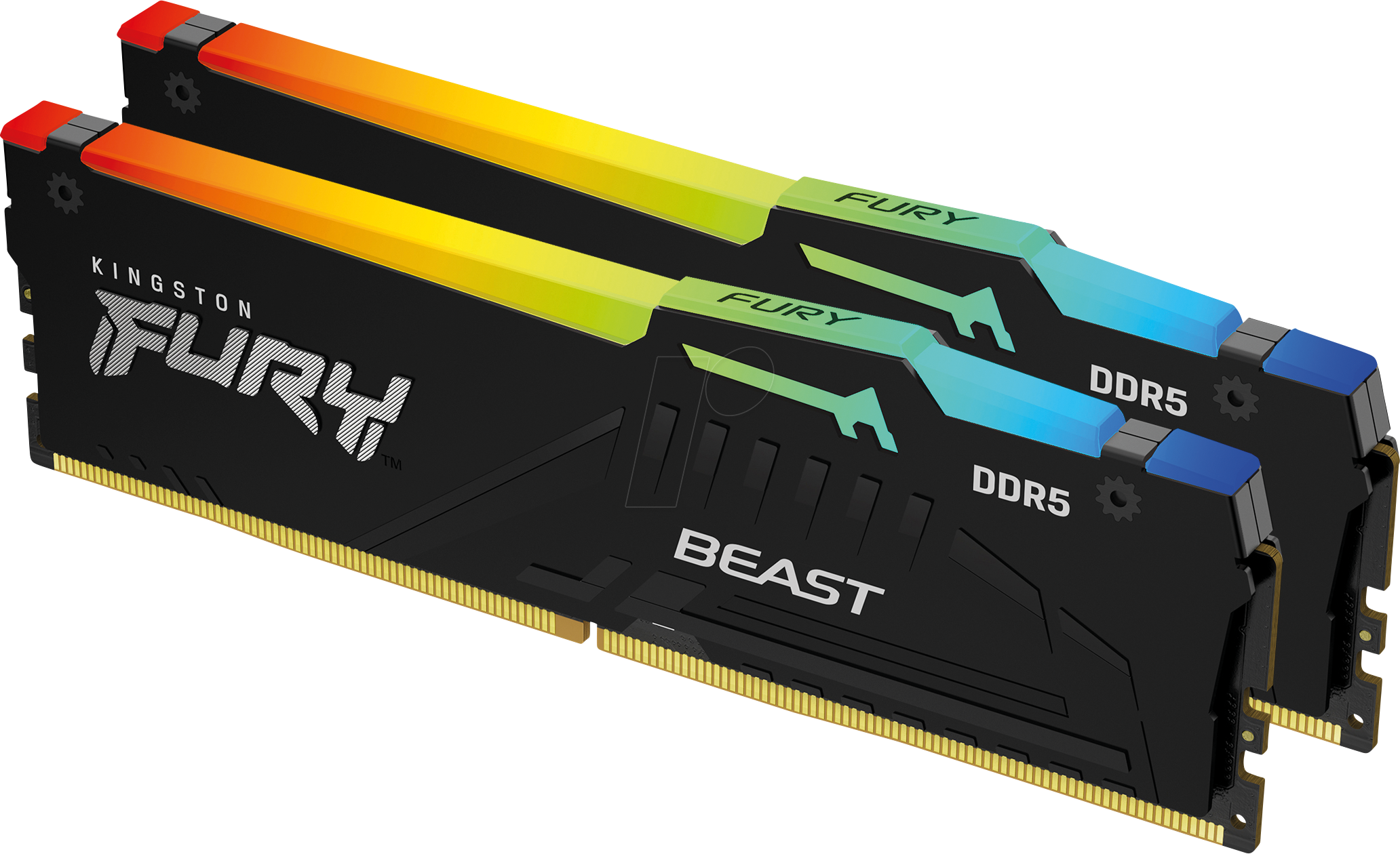 0740617350296 - 50KI6460-2036BR2 - 64 GB (2x 32 GB) DDR5 6000 CL36 FURY Beast RGB Kit