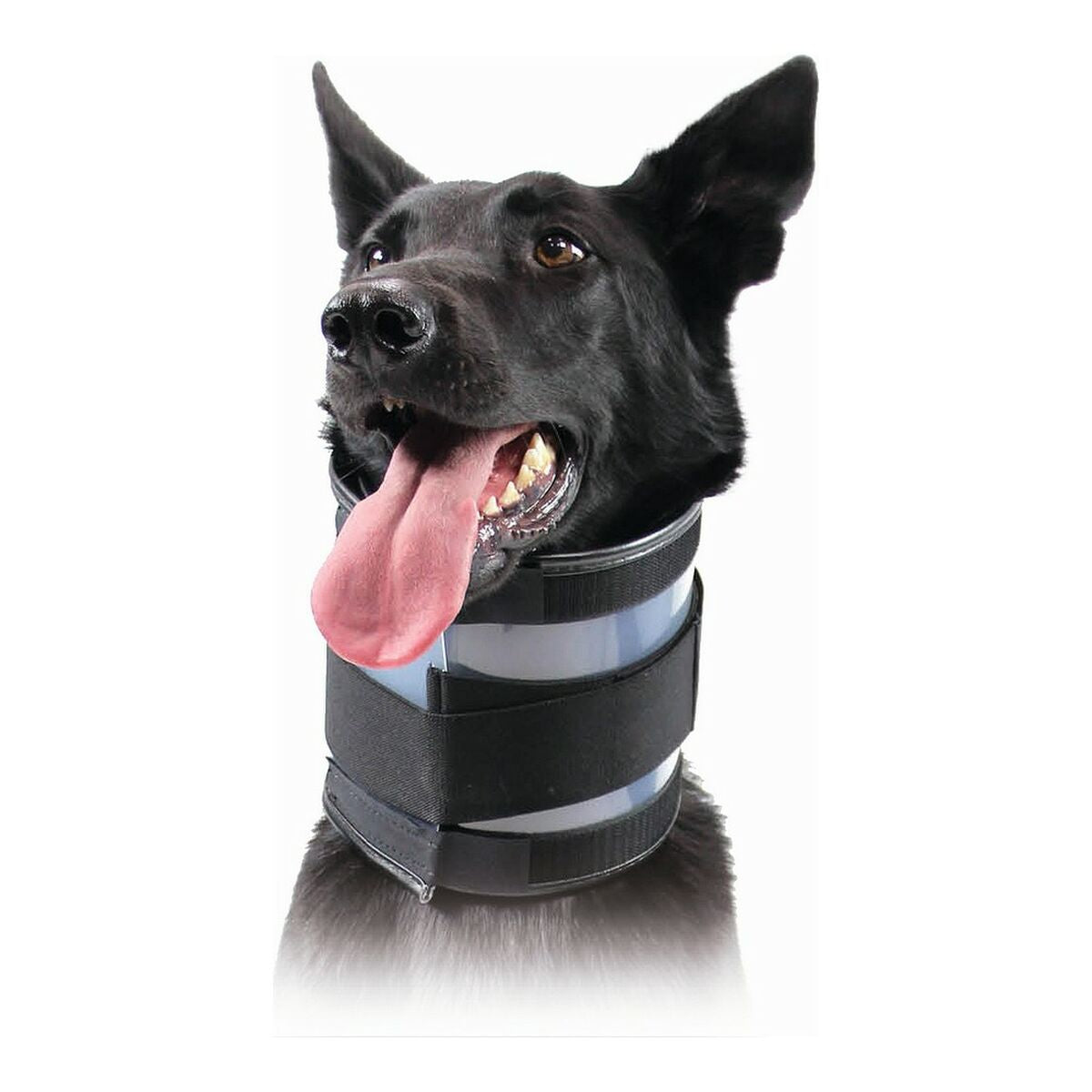 0742061547260 - Halskrause für Hunde Schwarz (18-53 cm)