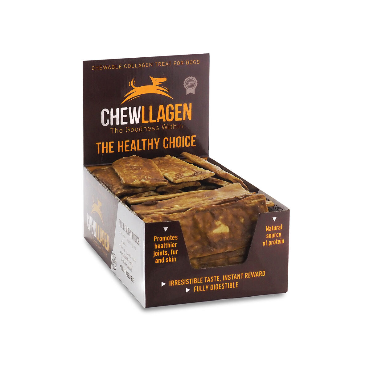 0742174011504 - Hund Snack Chewlagen Kalbfleisch 50 Einheiten