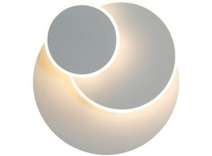 0744306172824 - Led Wandleuchte 15W Wandlampe 350° drehbar Wandspot aus Aluminum Kreative Eclipse 3 in 1 Schutz innen Modern led Wandbeleuchtung außenleuchte 3000K