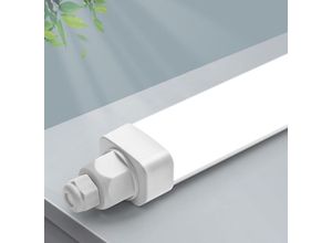 0744790757453 - 4 Stück Tobeter LED Feuchtraumleuchte 60cm 18W 1800LM LED Röhre Feuchtraumlampe im Reihenschaltung IP65 Wasserfest Werkstattlampe für Keller Garage