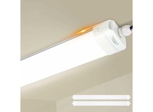 0744790764185 - - 2Stück led Feuchtraumleuchte 115CM 36W 3600LM led Wannenleuchte Verknüpfbar Deckenleuchte Keller Röhre IP65 Wasserfest 4000K neutralweiß