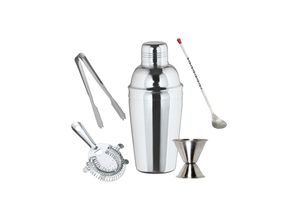 0745202846376 - Cocktail Shaker Set groß- 3-teiliger EDELSTAHLSHAKER