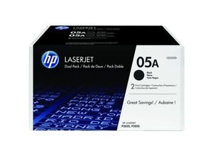 0745449863242 - 05A 2-pack Black Original LaserJet Toner Cartridges Tonerkartusche 2 Stück(e)