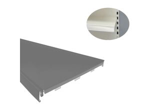 0745751226483 - Regal Fachboden L665 T57 weißaluminium