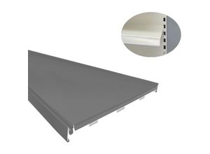 0745751226704 - Regal Fachboden L100 T57 weißaluminium - Tegometall