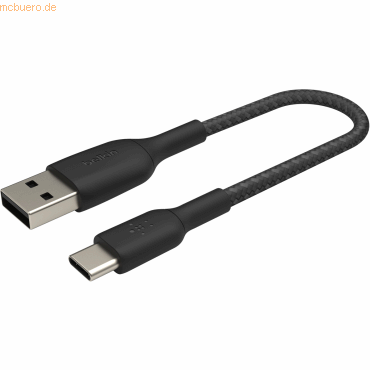 0745883788545 - schwarz  CAB002bt0MBK USB-C USB-A Kabel    15cm ummantelt schwarz  CAB002bt0MBK CAB002bt0MBK 0745883788545