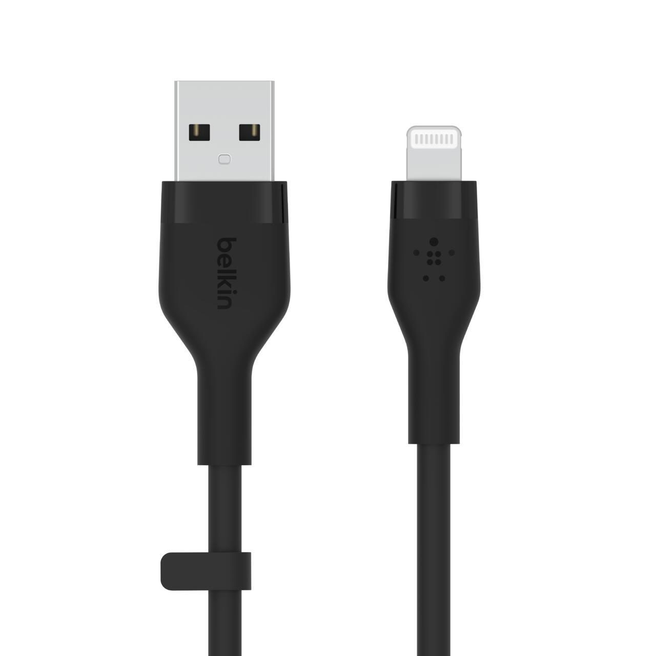 0745883831913 - schwarz  CAA008bt2MBK Flex Lightning USB-A 2m mfi zert schwarz  CAA008bt2MBK CAA008BT2MBK 0745883831913