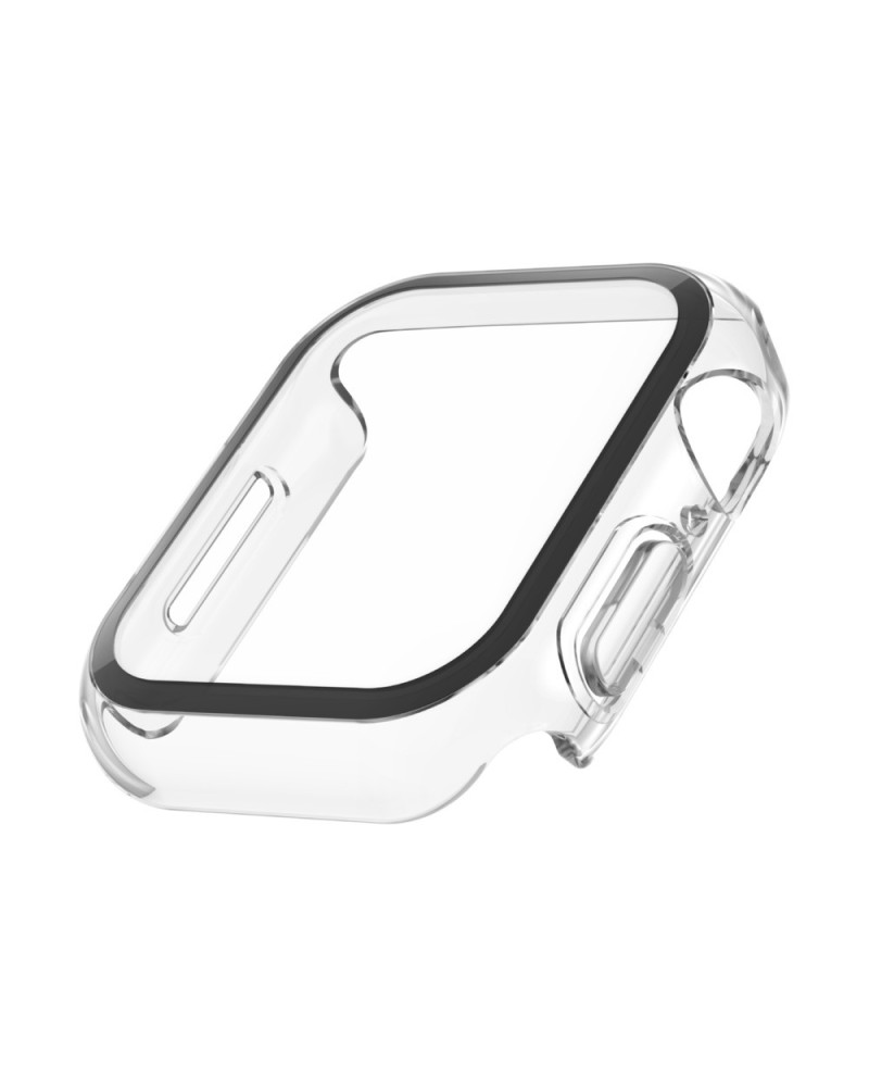 0745883841257 - SCREENFORCE TemperedCurve - Stoßstange für Smartwatch - Displayschutz - Polycarbonat gehärtetes Glas (9H) - klar - für Apple Watch (40 mm 41 mm)