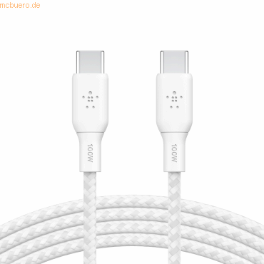 0745883842124 - BOOST CHARGE - USB-Kabel - 24 pin USB-C (M) zu 24 pin USB-C (M) - 3 m - weiß