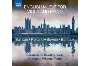 0747313276172 - English Music For Viola And Piano - Sarah-Jane Bradley Christian Wilson (CD)