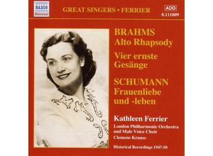 0747313300921 - Altrhapsodie Vier Ernste Gesänge - Kathleen Ferrier Clemen Krauss (CD)