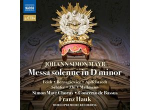 0747313452477 - Messa Solenne In D-Moll - Franz Hauk Concerto de Bassus (CD)