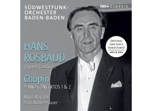 0747313907687 - Chopin Klavierkonzerte 1 & 2 - Magaloff Rosbaud Südwestfunk-OrchBaden-Baden (CD)